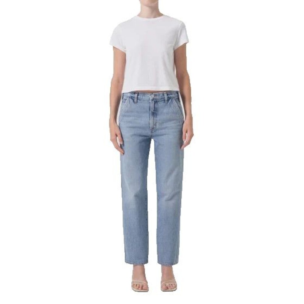 Agolde Cooper Trousers Denim Jeans Womens 28 (32x28) Command Wash